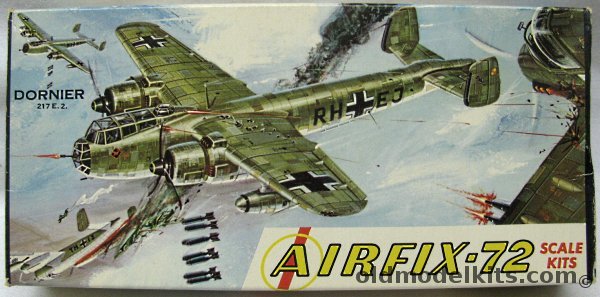 Airfix 1/72 Dornier Do-217 E.2 - Craftmaster Issue, 2-89 plastic model kit